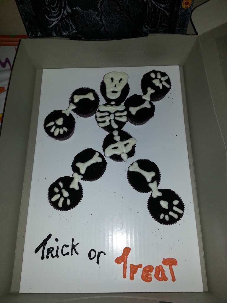 Mr. Bones the Halloween Cupcake Man
