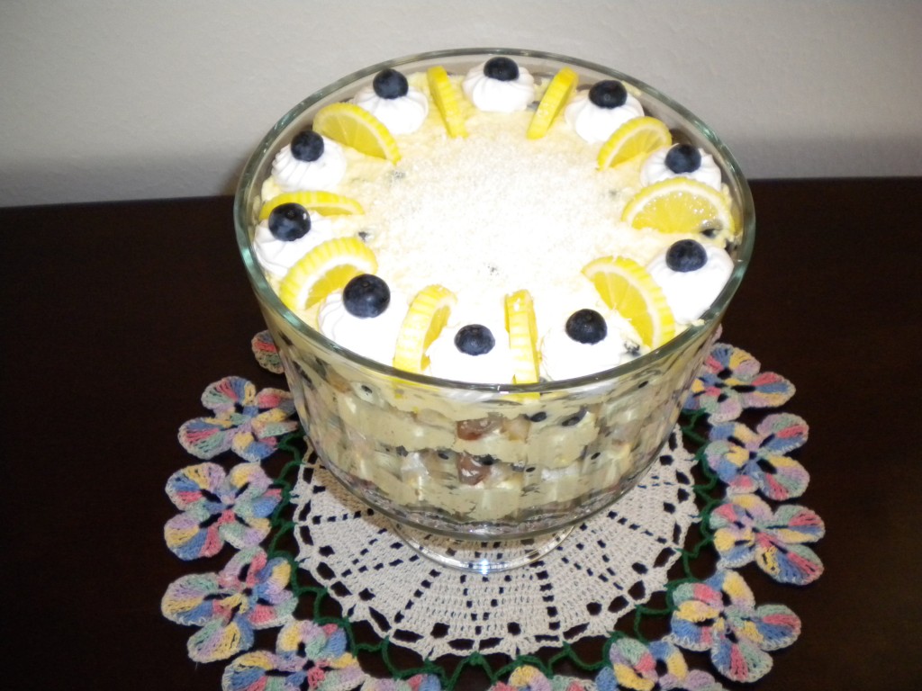 Lemon Blueberry Trifle